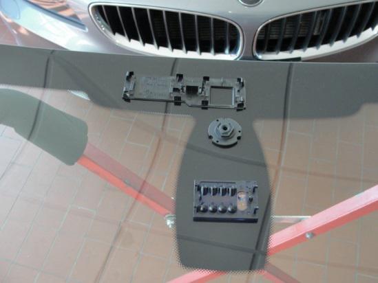 Bonded glass attachment